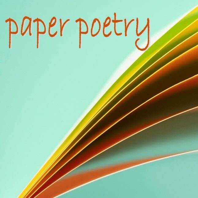 A close up of some paper poetry