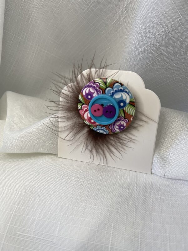 Button Brooch - Image 2