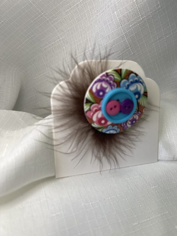 Button Brooch - Image 3