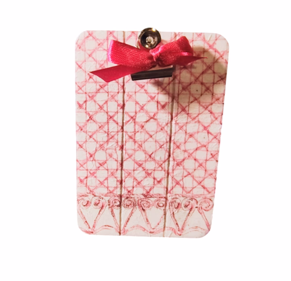 Decorative Small Pink Girly Desk Frame - Cute Free Standing Picture Frame