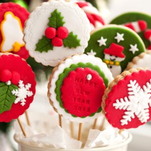Christmas Holiday Cookie Pops