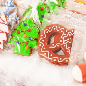 Individually Wrapped Holiday Decorated Cookies