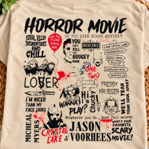 Horror Movie Graphic Tee