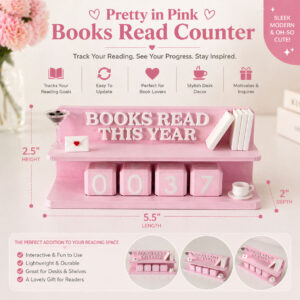 Pretty In Pink Books Read Counter